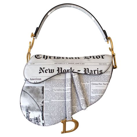 dior newspaper saddle bag|christian dior newspaper saddle bag.